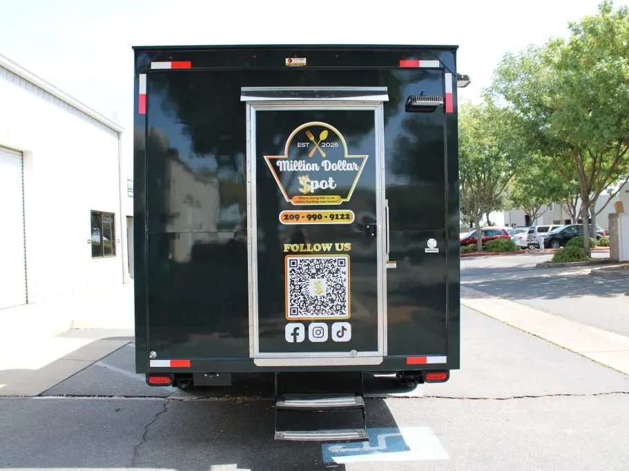 Million Dollar Spot food trailer wrap, photo 1