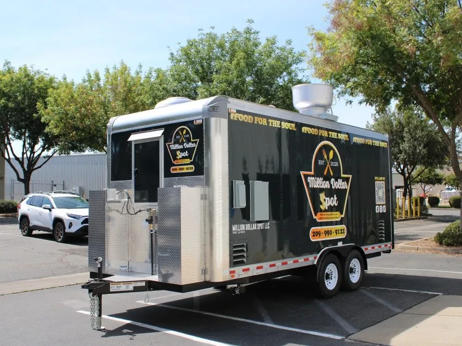 Million Dollar Spot food trailer wrap, photo 5
