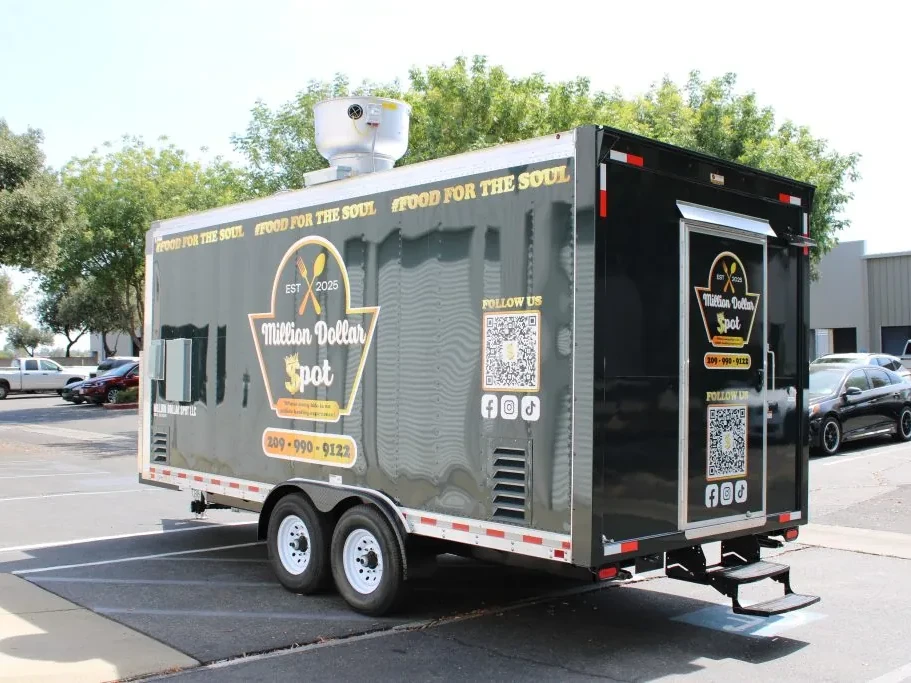 Million Dollar Spot food trailer wrap, photo 7
