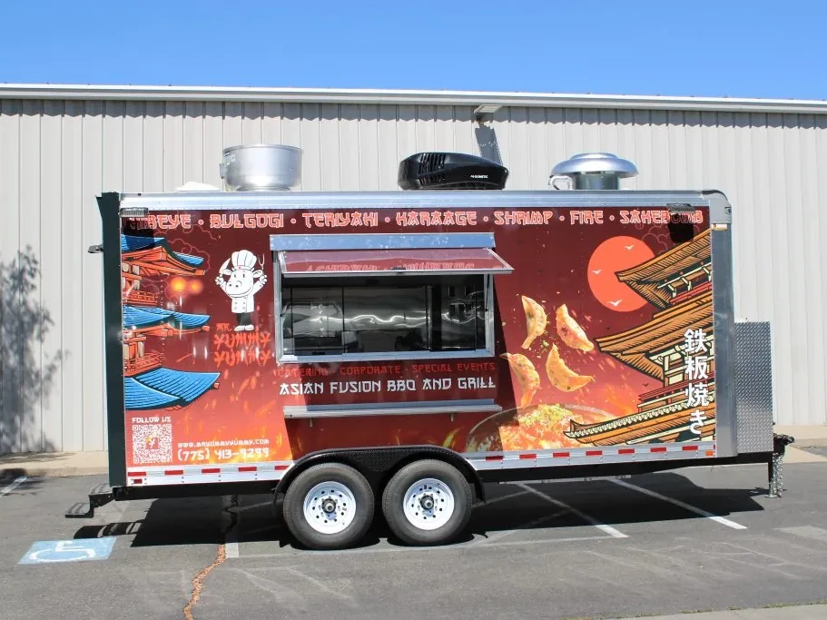Mr. Yummy Yummy food trailer wrap, photo 2