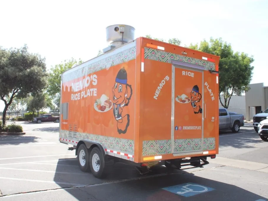 Nemo’s Rice Plate food trailer wrap, photo 4
