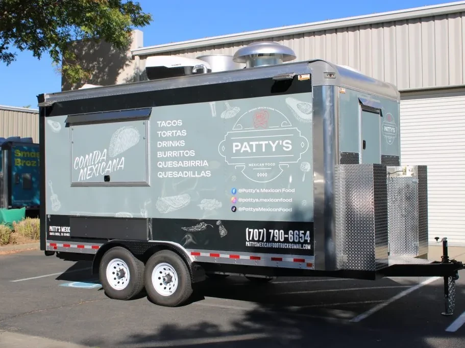 Patty’s Mexican Food food trailer wrap, photo 2