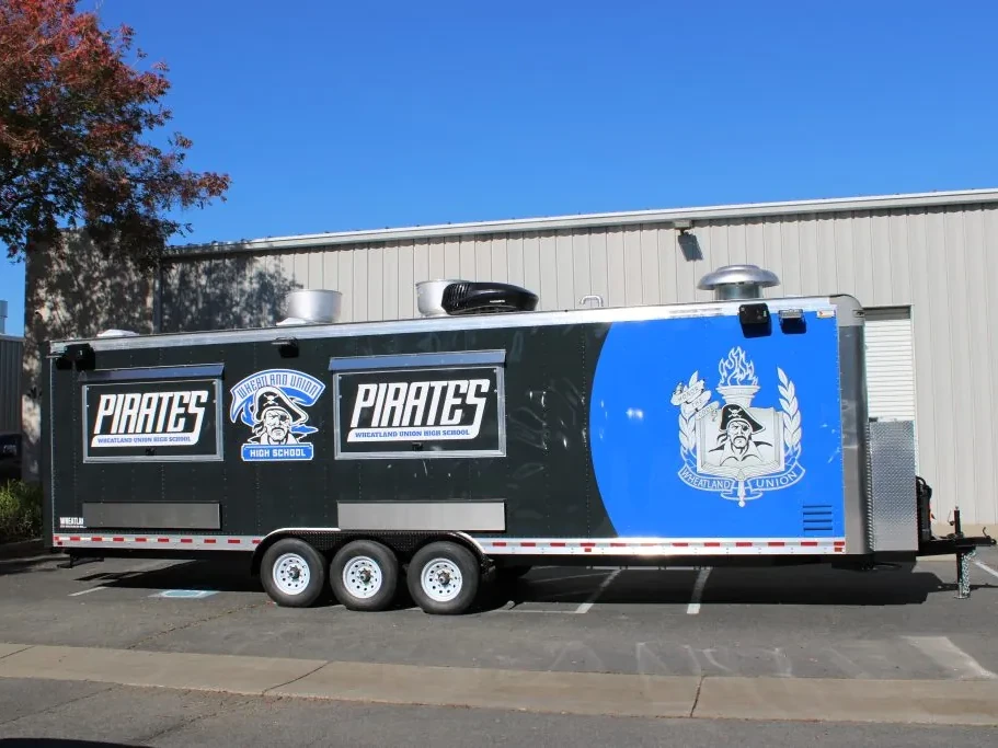 Pirates food trailer wrap, photo 2