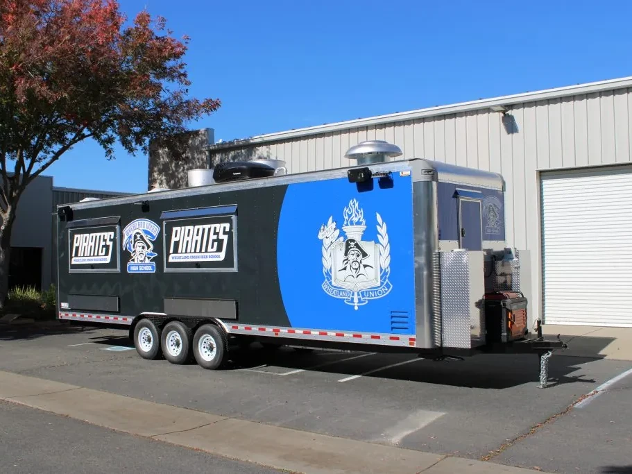 Pirates food trailer wrap, photo 3