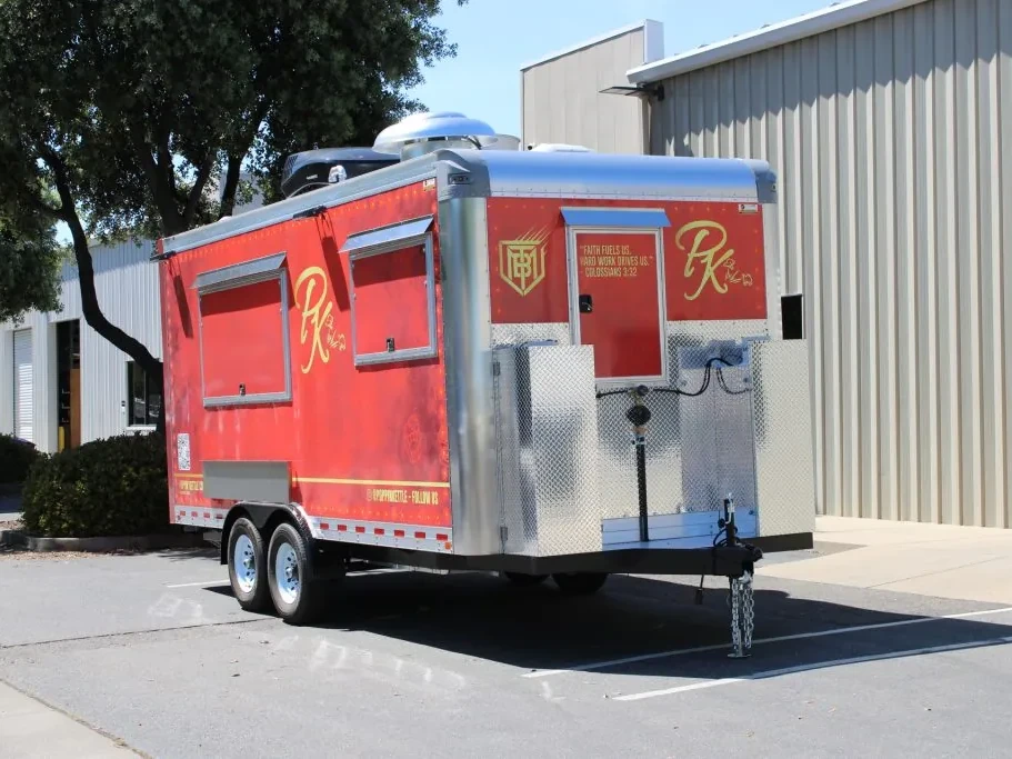 Poppin’ Kettle Corn food trailer wrap, photo 7