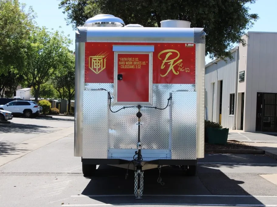 Poppin’ Kettle Corn food trailer wrap, photo 9