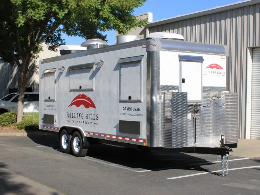 Rolling Hills Casino food trailer wrap, photo 2