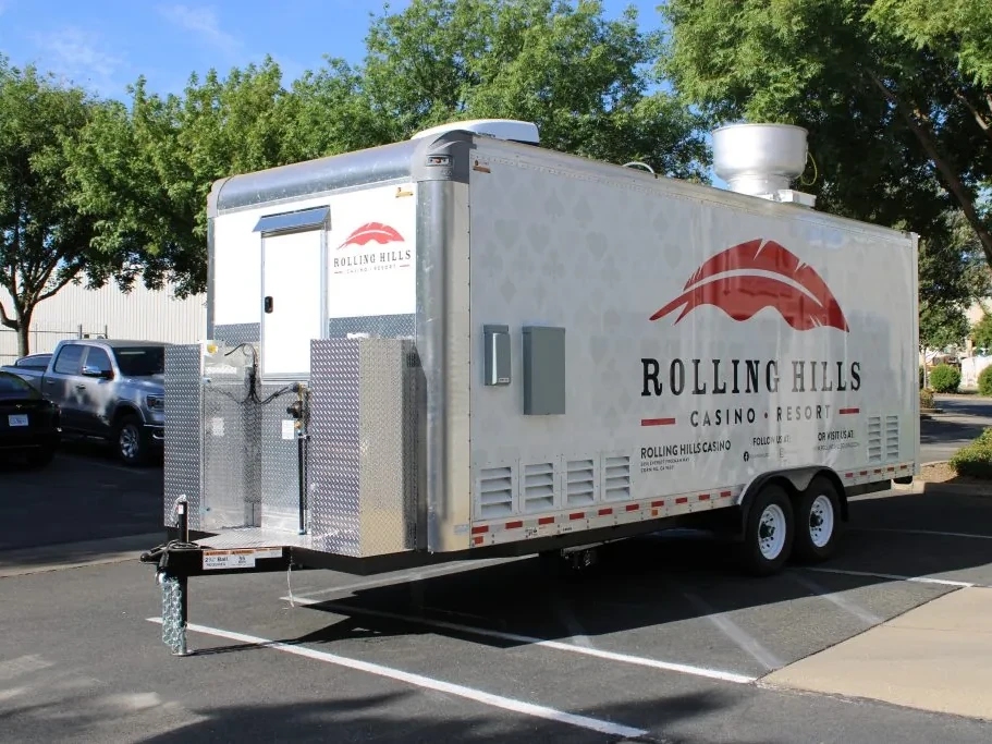 Rolling Hills Casino food trailer wrap, photo 4