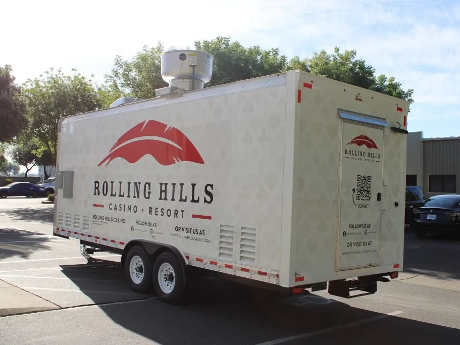 Rolling Hills Casino food trailer wrap, photo 6