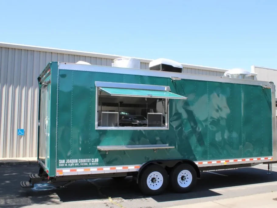 San Joaquin Country Club food trailer wrap, photo 1