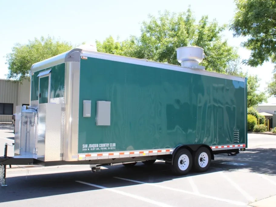 San Joaquin Country Club food trailer wrap, photo 19