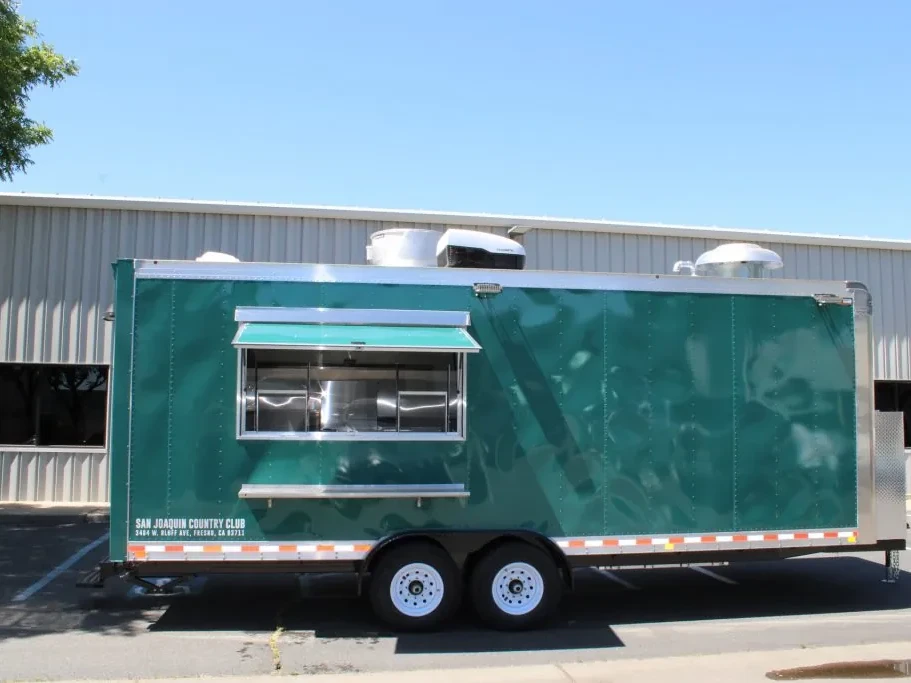 San Joaquin Country Club food trailer wrap, photo 2