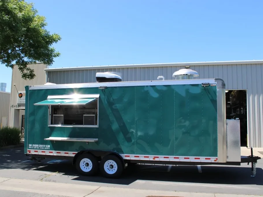 San Joaquin Country Club food trailer wrap, photo 3