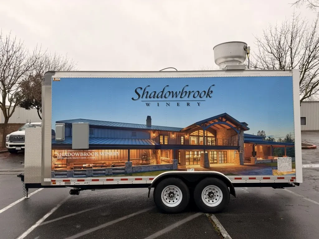 Shadowbrook Winery food trailer wrap, photo 10