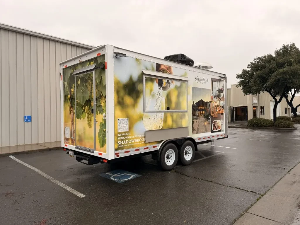 Shadowbrook Winery food trailer wrap, photo 9