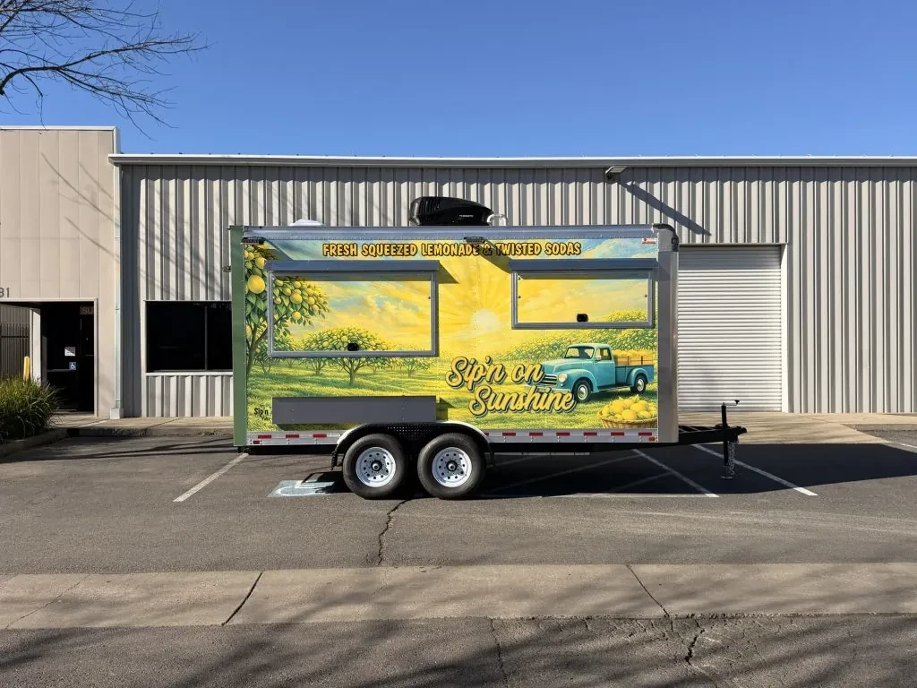Sip’n on Sunshine food trailer wrap, photo 12