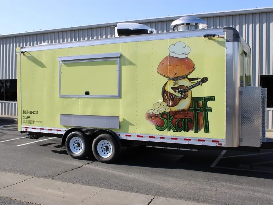 Skarff food trailer wrap, photo 2