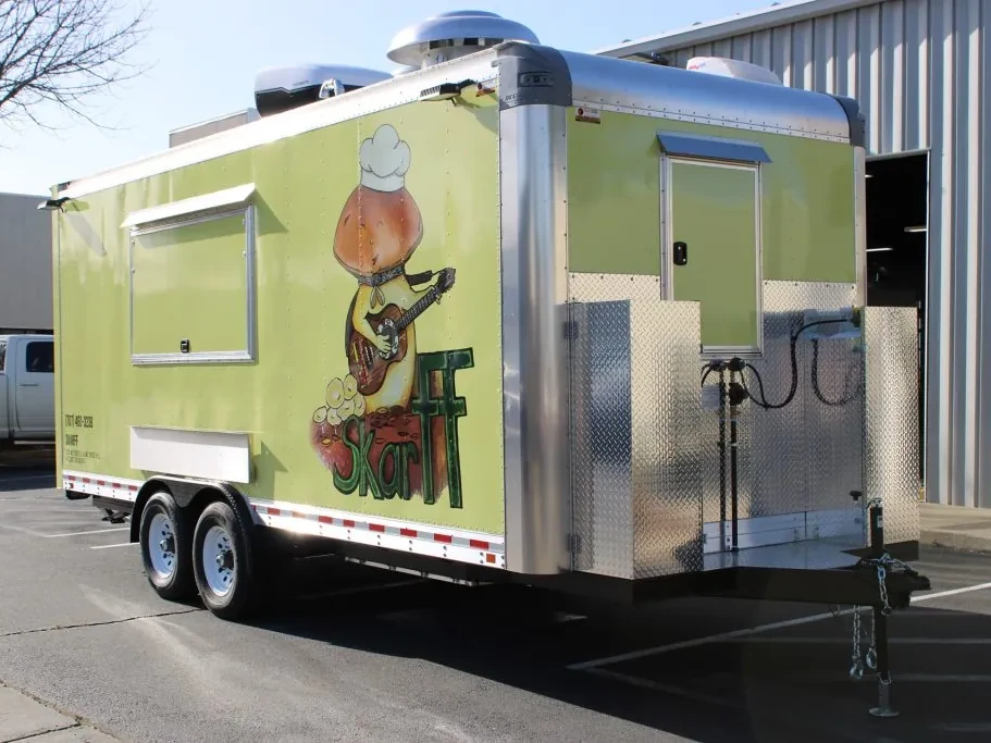 Skarff food trailer wrap, photo 3