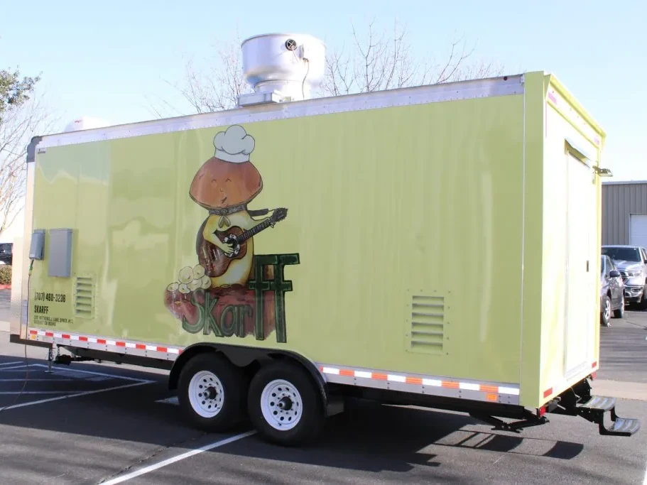 Skarff food trailer wrap, photo 4