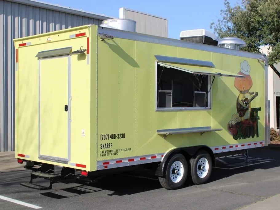 Skarff food trailer wrap, photo 5