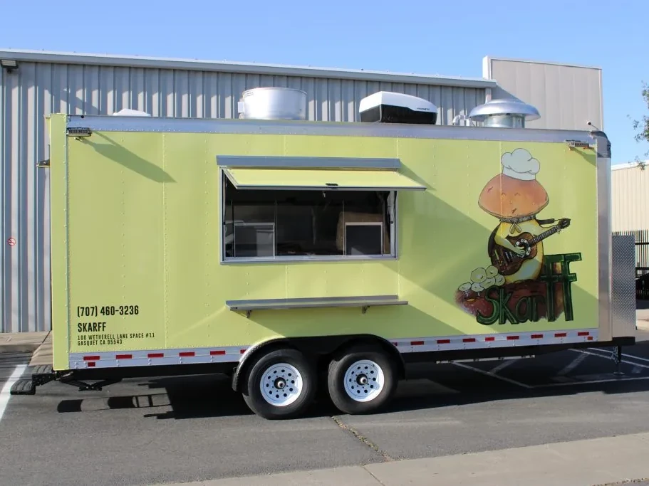 Skarff food trailer wrap, photo 6