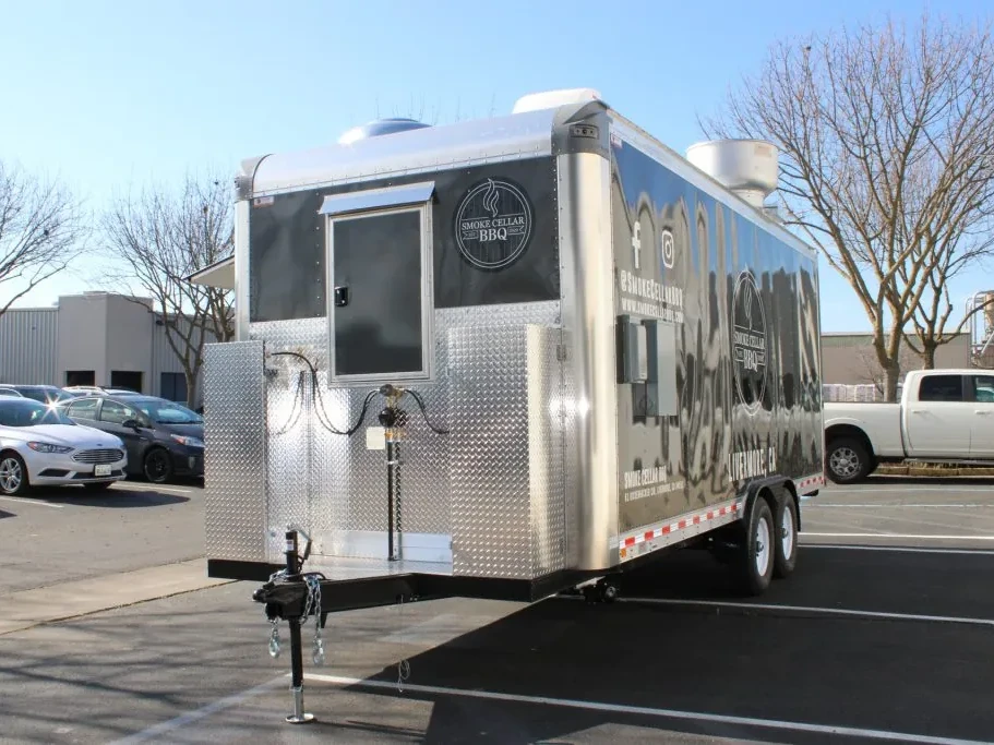 Smoke Cellar BBQ food trailer wrap, photo 5