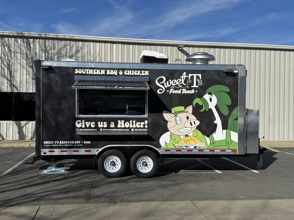 Sweet T’s Restaurant + Bar food trailer wrap, photo 8