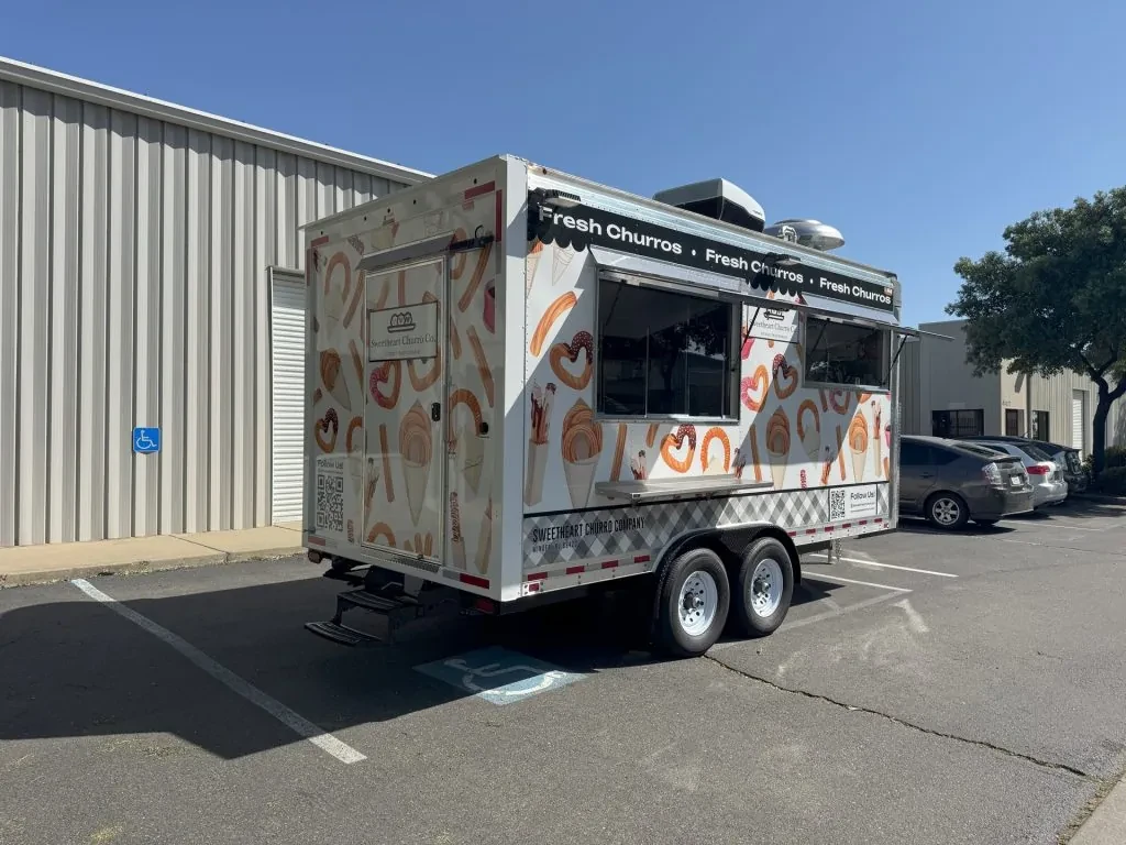 Sweetheart Churro Co. food trailer wrap, photo 17