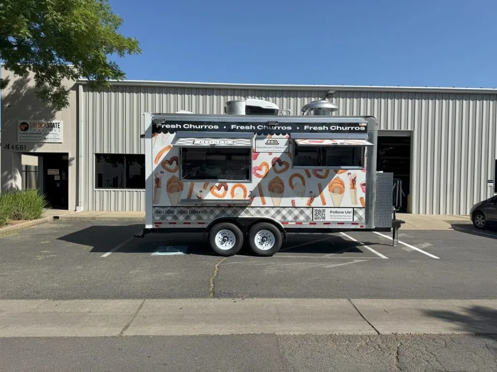 Sweetheart Churro Co. food trailer wrap, photo 18