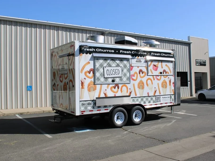 Sweetheart Churro Co. food trailer wrap, photo 22