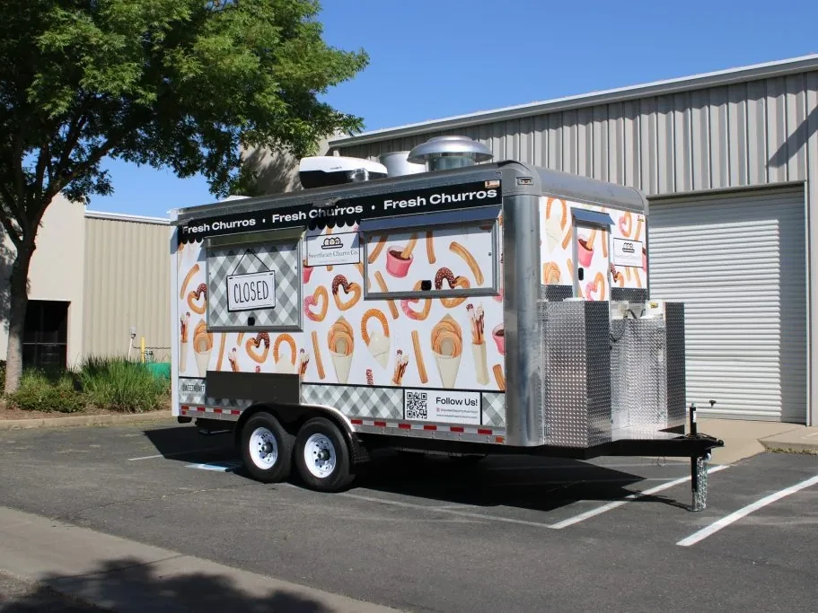 Sweetheart Churro Co. food trailer wrap, photo 23