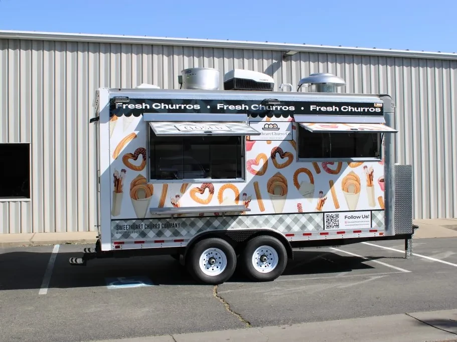 Sweetheart Churro Co. food trailer wrap, photo 4