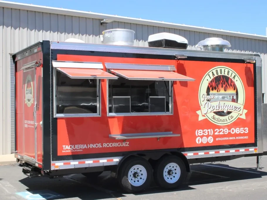 Taqueria Hnos. Rodriguez food trailer wrap, photo 5