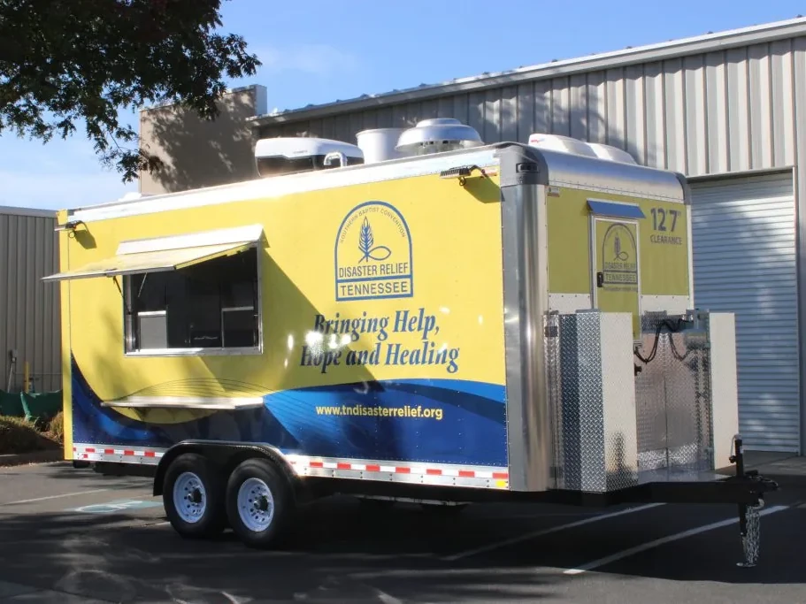 Tennessee Baptist Mission Board food trailer wrap, photo 1