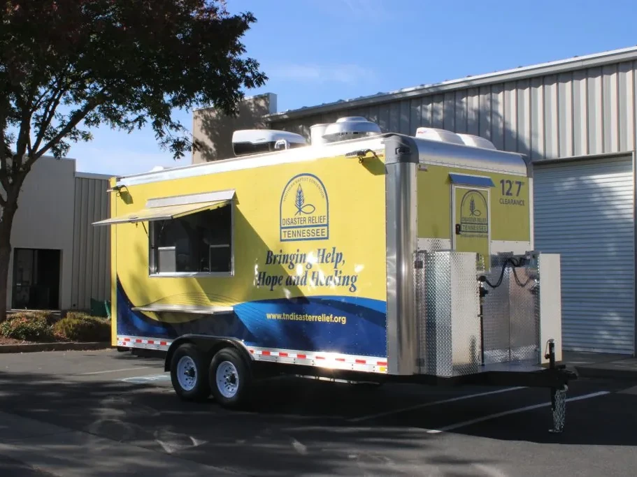 Tennessee Baptist Mission Board food trailer wrap, photo 13