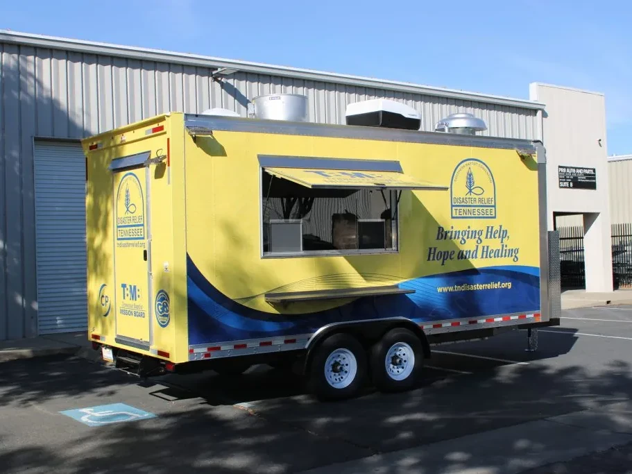 Tennessee Baptist Mission Board food trailer wrap, photo 9