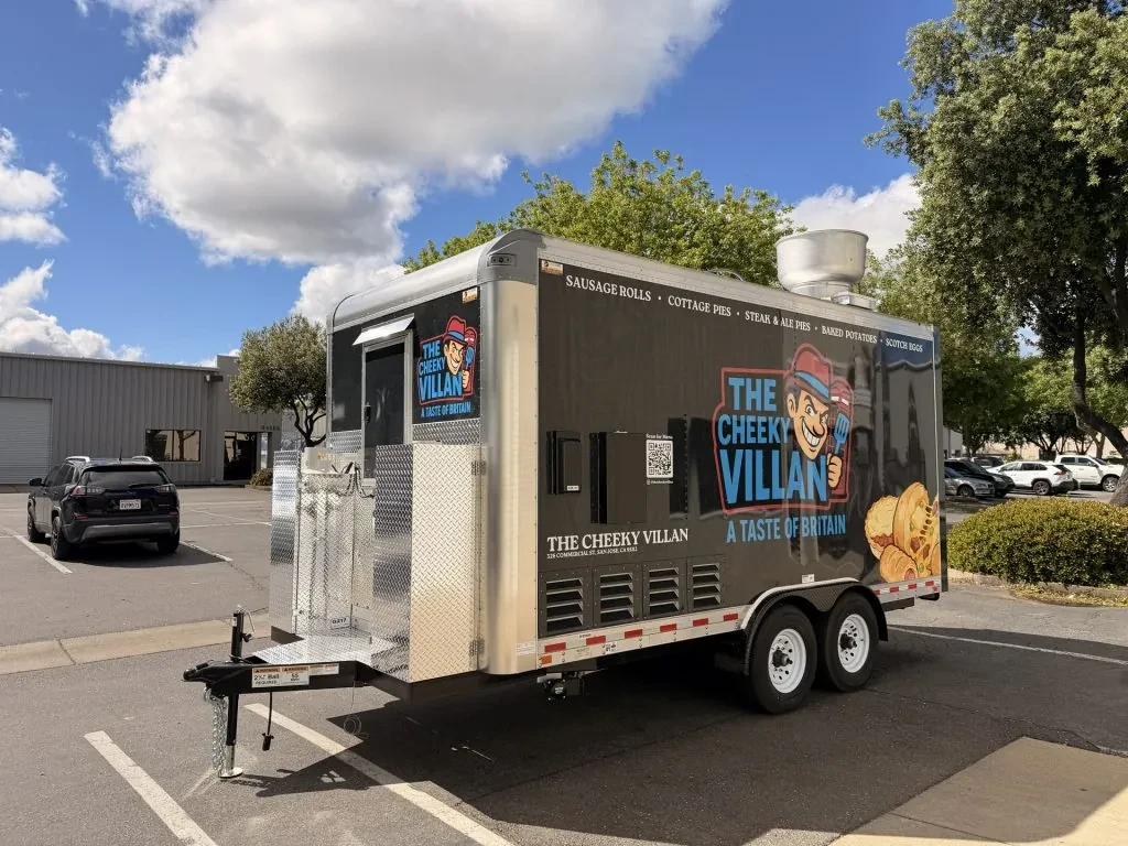 The Cheeky Villan food trailer wrap, photo 17