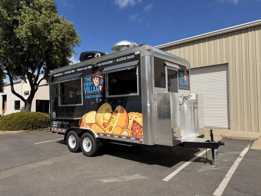 The Cheeky Villan food trailer wrap, photo 21