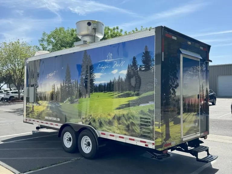The Club at Schaffer’s Mill food trailer wrap, photo 19