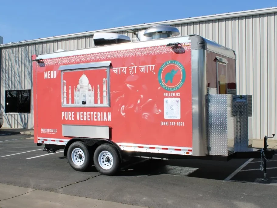 The Ketli Chai food trailer wrap, photo 1