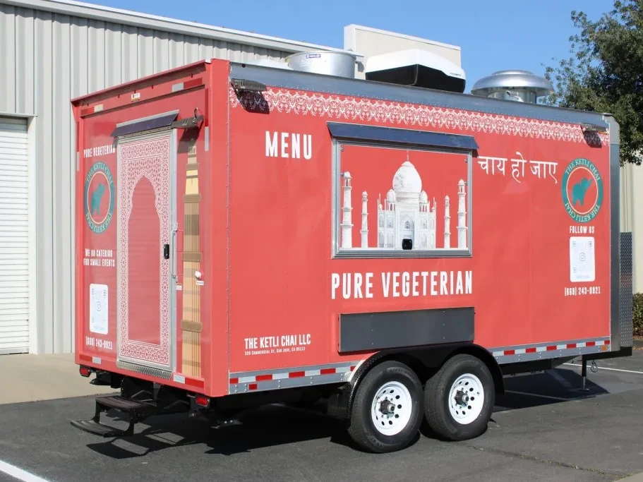 The Ketli Chai food trailer wrap, photo 2