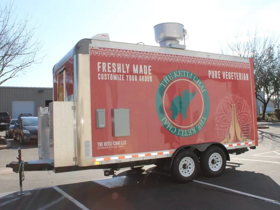 The Ketli Chai food trailer wrap, photo 4