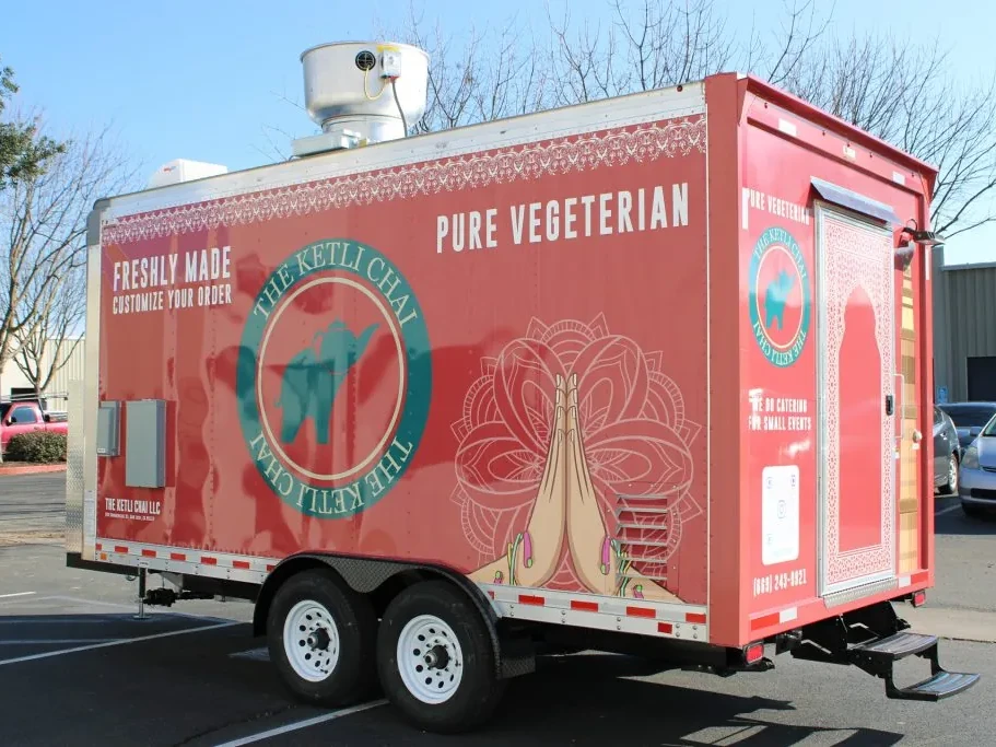 The Ketli Chai food trailer wrap, photo 5