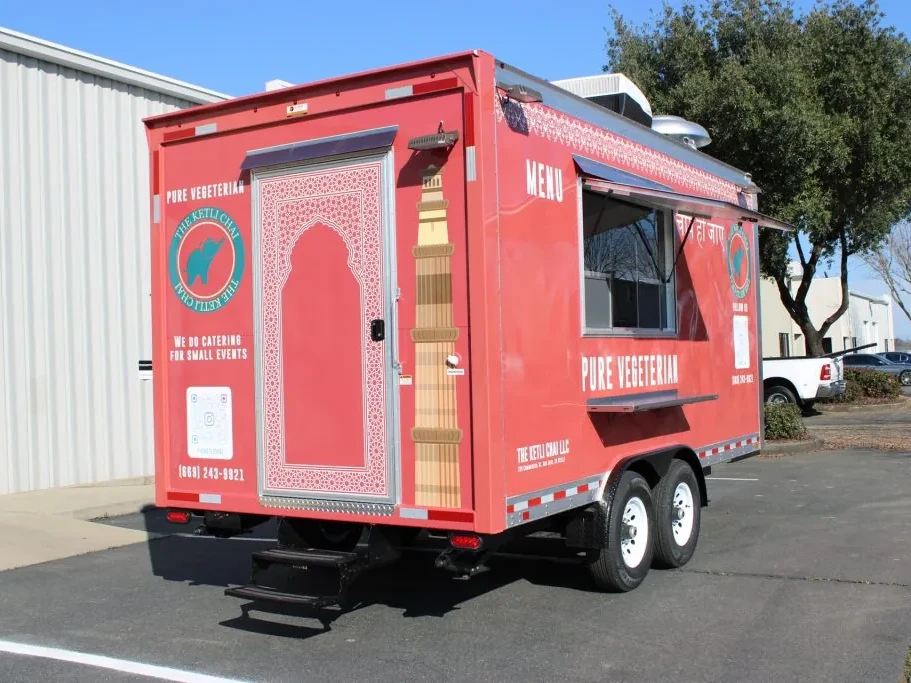 The Ketli Chai food trailer wrap, photo 6