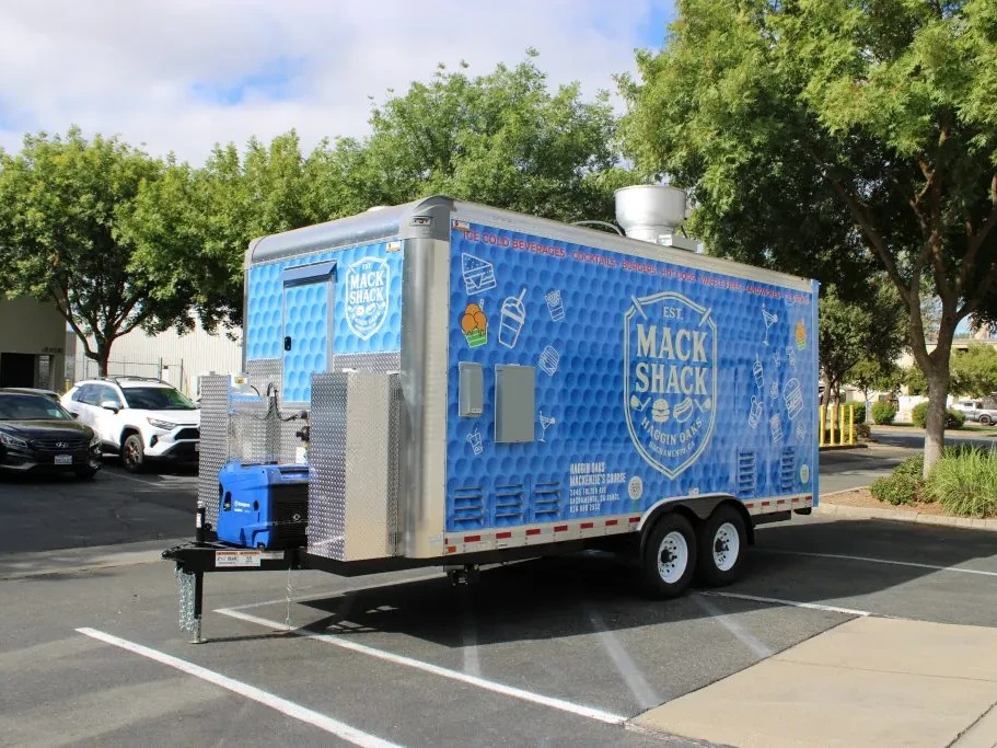 The Mack Shack – Haggin Oaks food trailer wrap, photo 2