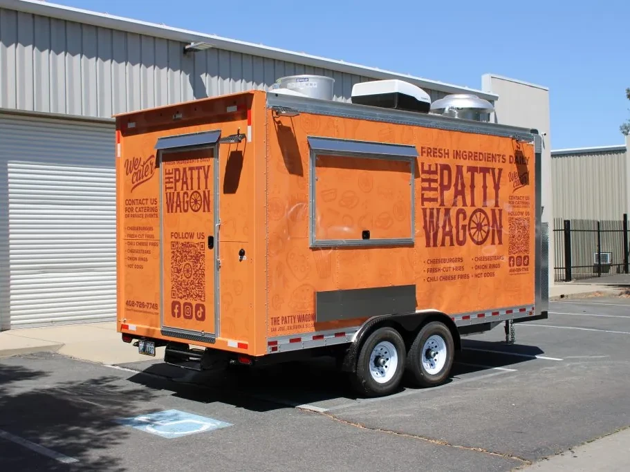 The Patty Wagon food trailer wrap, photo 2