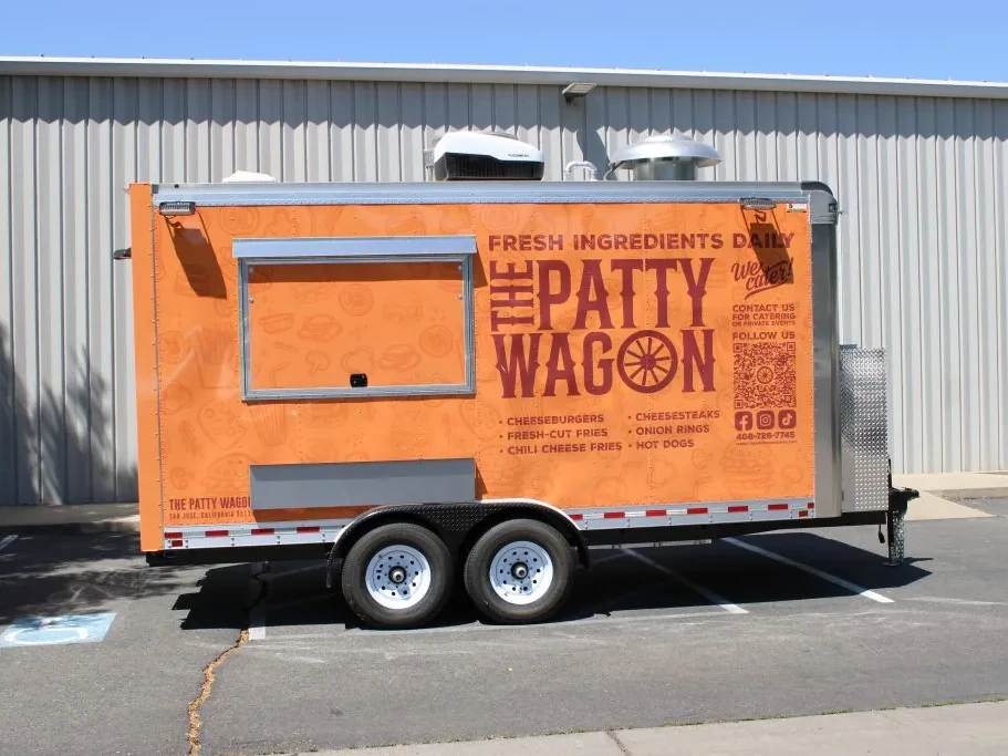 The Patty Wagon food trailer wrap, photo 3