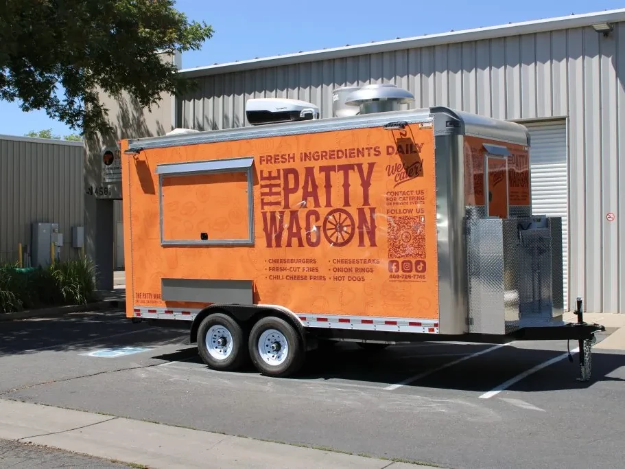 The Patty Wagon food trailer wrap, photo 4