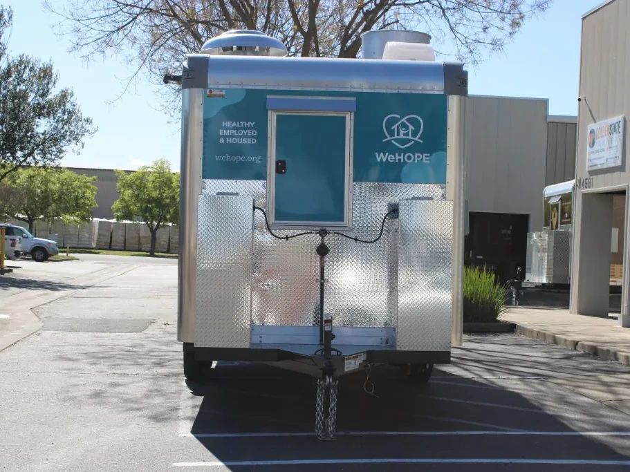 WeHOPE food trailer wrap, photo 2