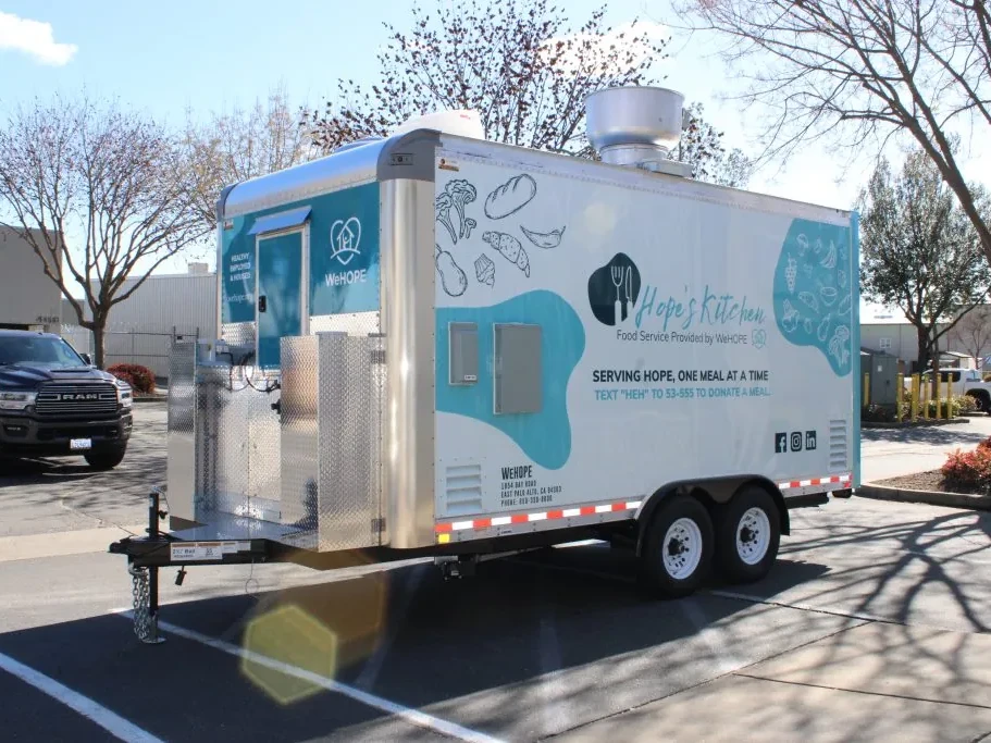 WeHOPE food trailer wrap, photo 3